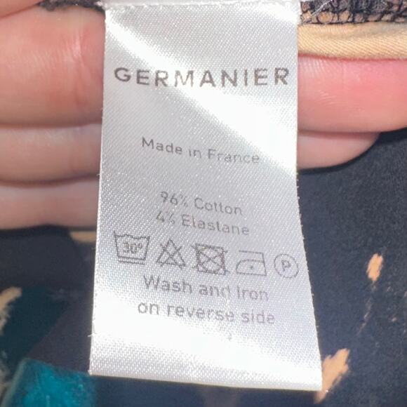 Germanier Paris Hand Dyed & Metallic Painted Bodycon Mini Tank Dress Size US 6 - Picture 8 of 15